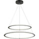 Victoria LED 32 inch Black Pendant Ceiling Light