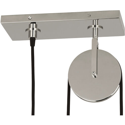 Gravity 1 Light 7.19 inch Polished Nickel Pendant Ceiling Light