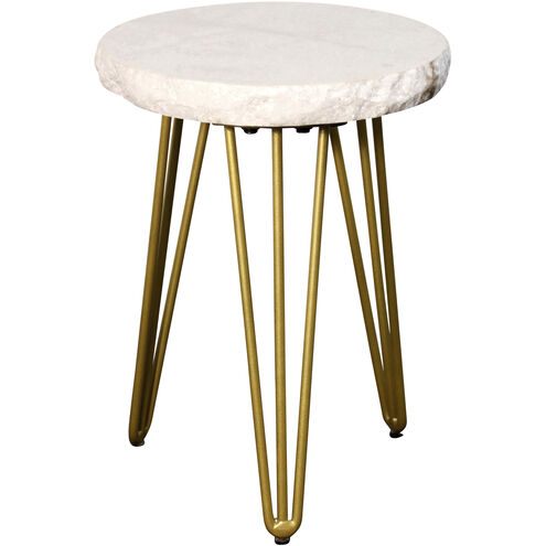 Galaxia 15.3 inch Brass Accent Table