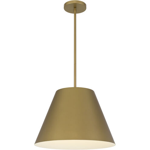 Jaz LED 16 inch Painted Brass Outdoor Pendant