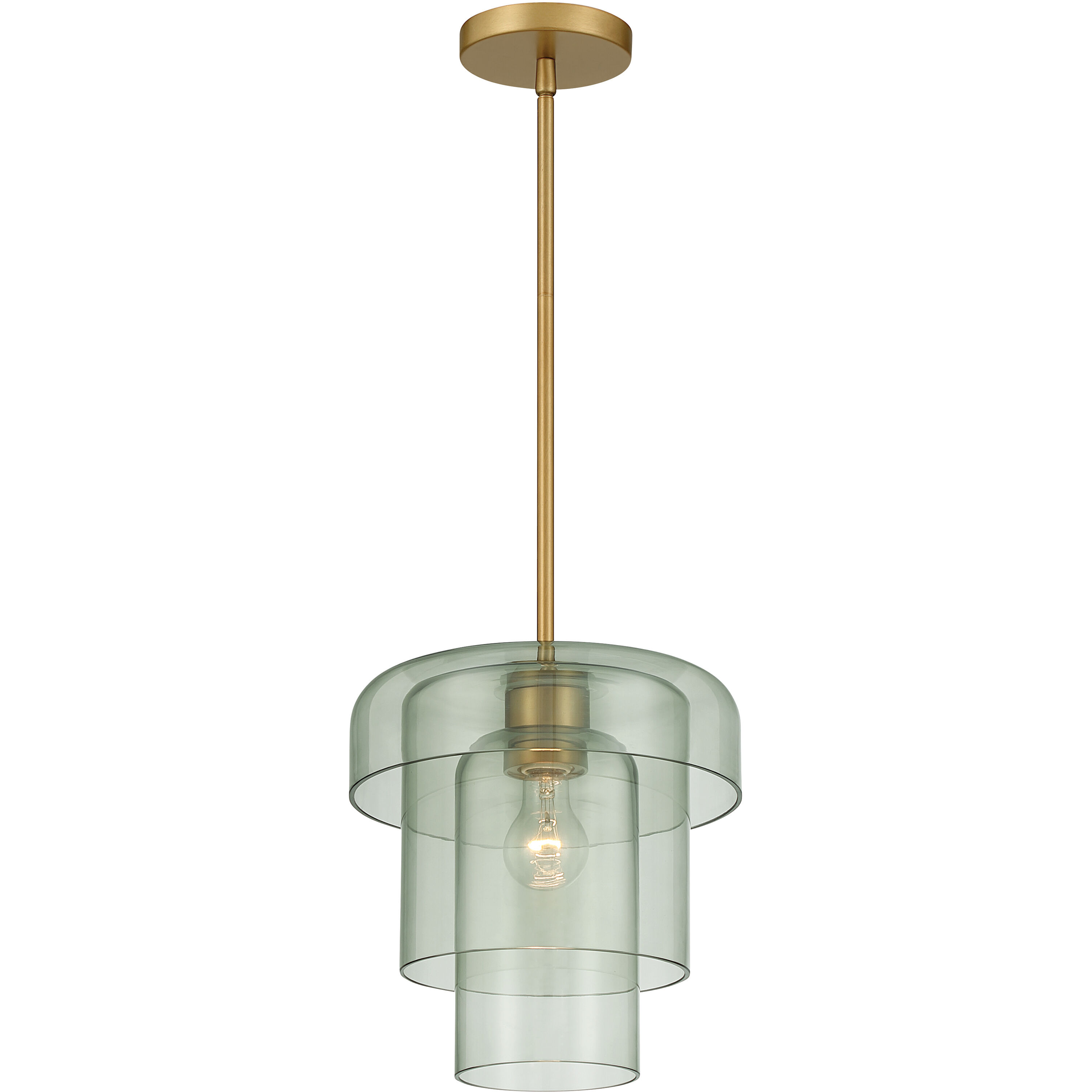 Velique 1 Light 11 inch Legacy Brass Pendant Ceiling Light