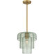 Velique 1 Light 11 inch Legacy Brass Pendant Ceiling Light