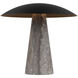 Sean Lavin Aegis 16.6 inch 11.00 watt Bronze/Dark Travertine Table Lamp Portable Light
