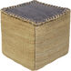 Tonga 18 inch Charcoal Pouf, Cube