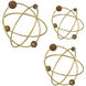 Anita Brown and Gold Decorative Ball