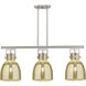Newton Bell Island Light Ceiling Light in Satin Nickel