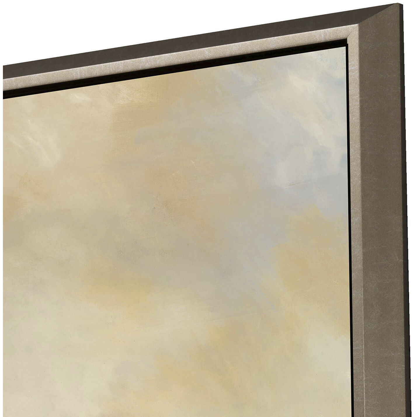 Waterside Green and Beige and Blue and Brown Canvas