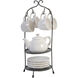 Louis Fleur-de-lis White and Dark Bronze Dinnerware