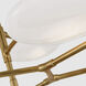 Champalimaud Brindille LED 65 inch Soft Brass Two Tier Chandelier Ceiling Light, Extra Large