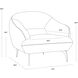 Armani Cognac Leather Armchair