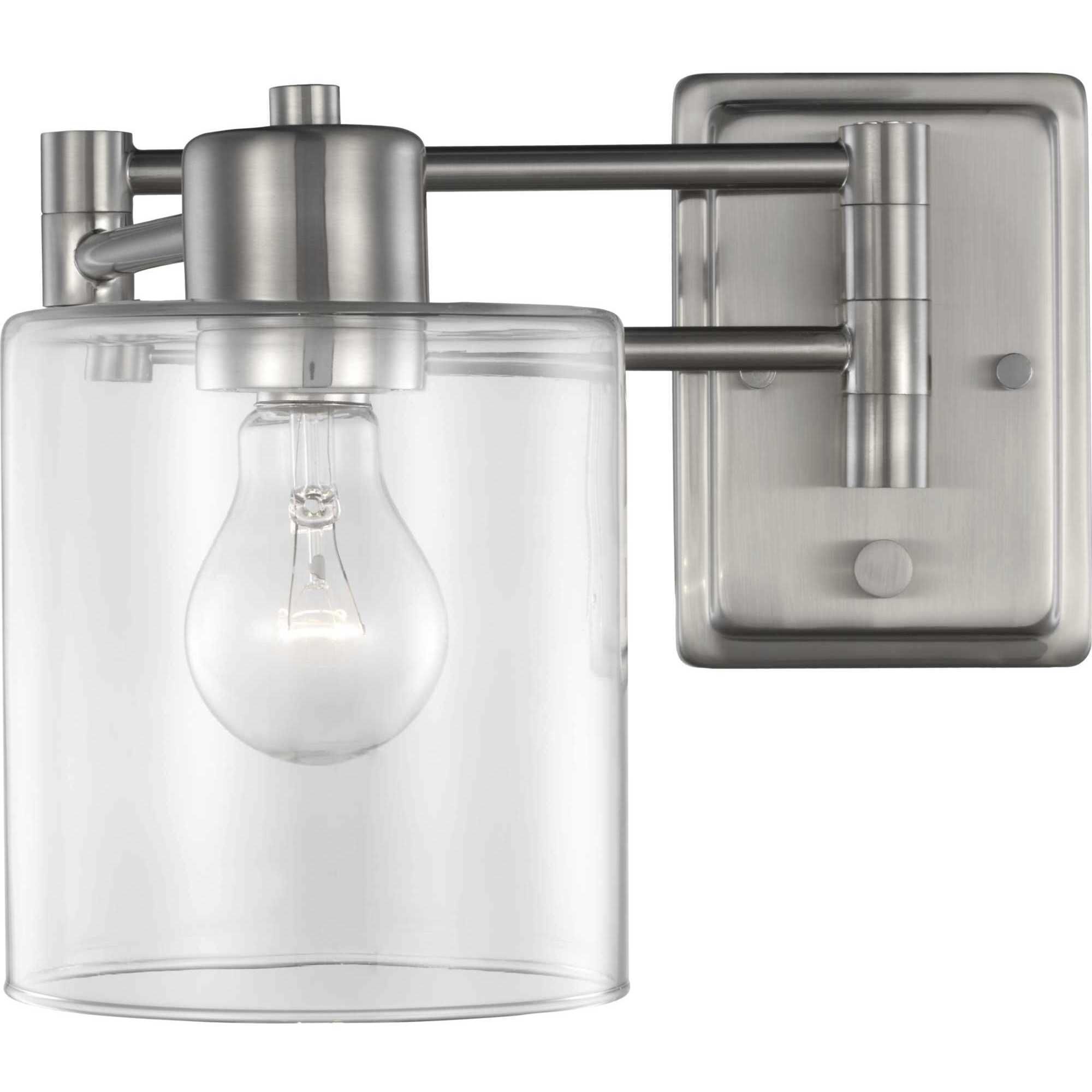 Milner 10 inch 60.00 watt Brushed Nickel Swing Arm Wall Light