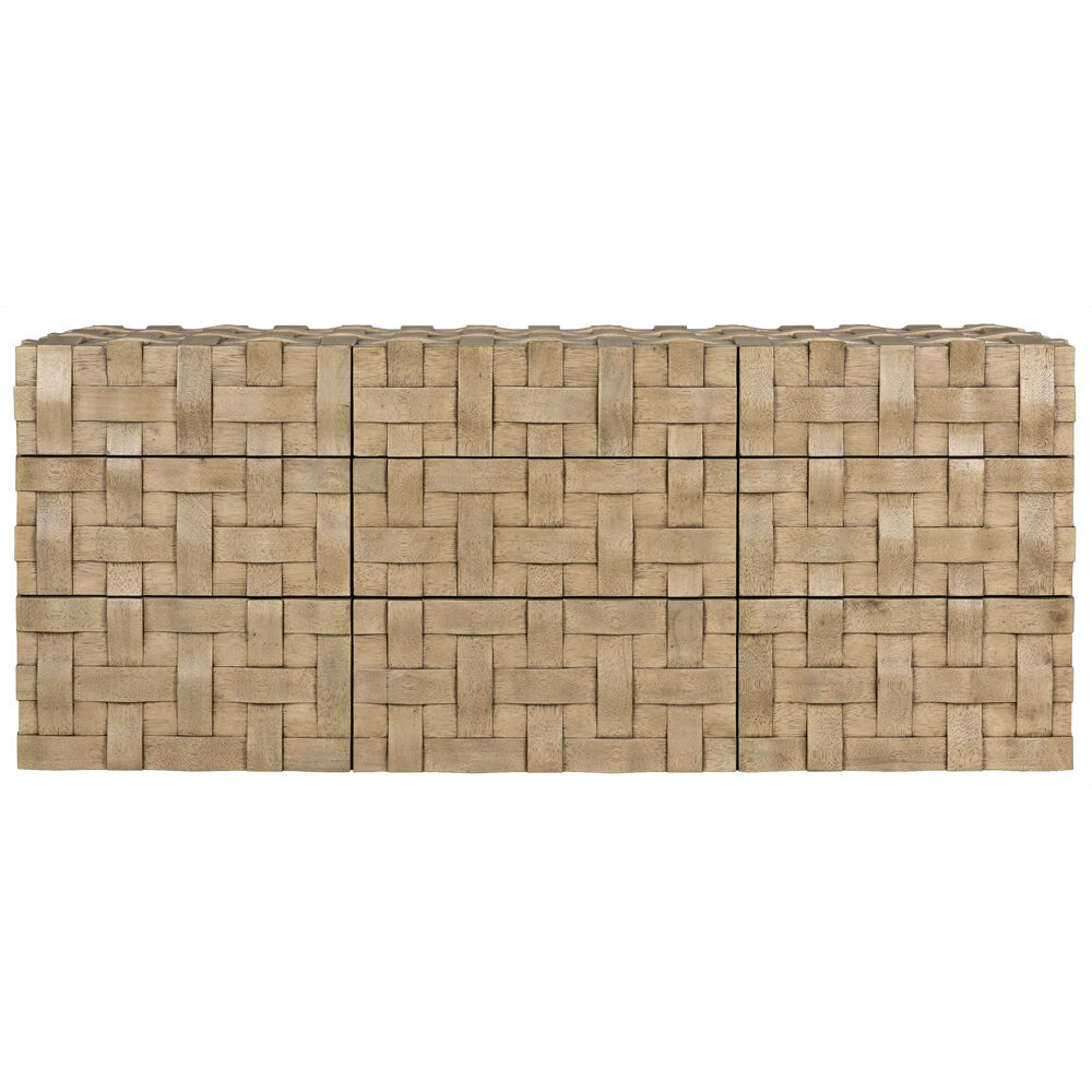 Weave 72.5 X 23 inch Bleached Walnut Sideboard