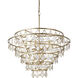 Fleur 10 Light 36 inch French Gold Chandelier Ceiling Light, Smithsonian Collaboration