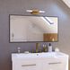 Fulton LED 4.5 inch Satin Brass Bathroom Light Wall Light