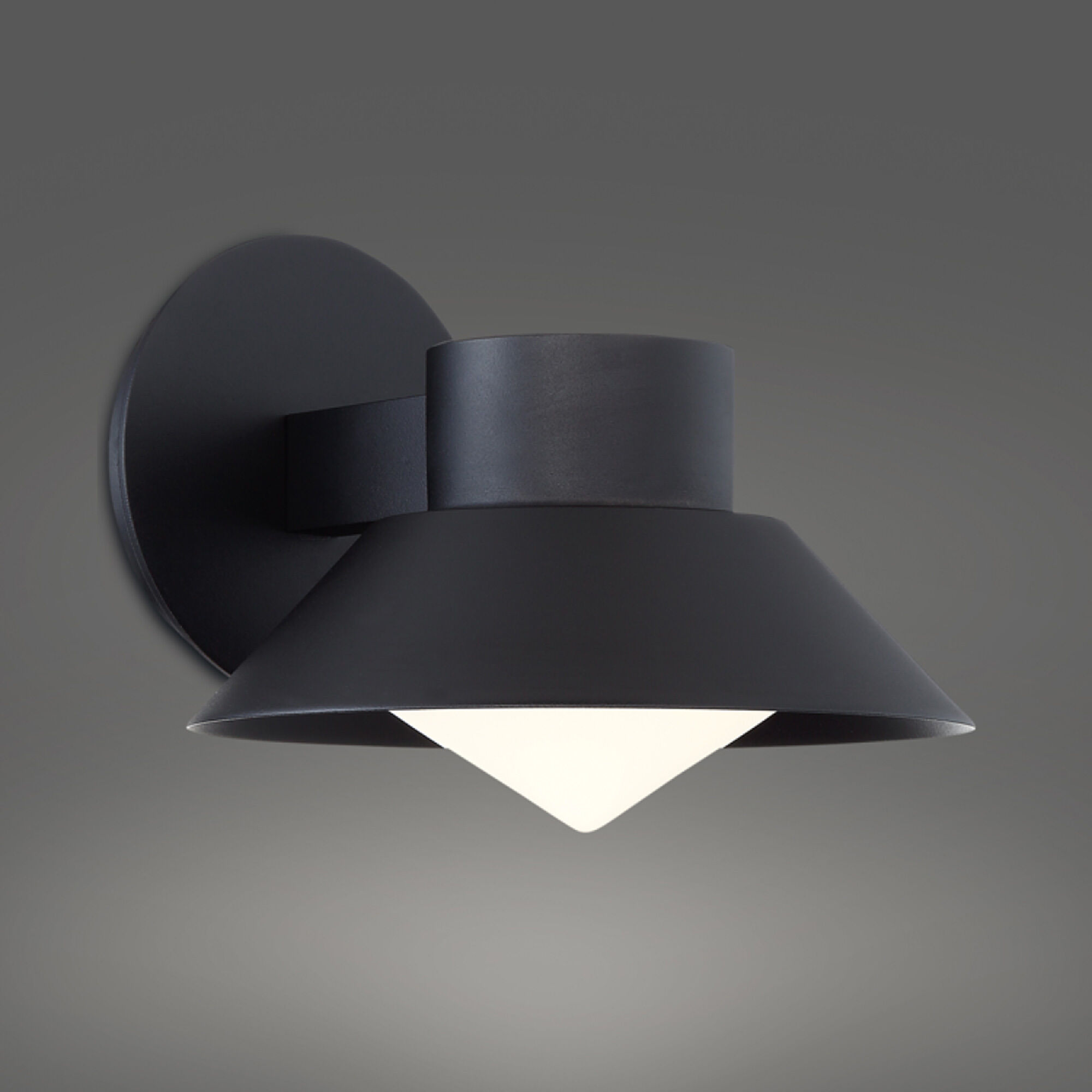 Modern Forms Oslo LED Outdoor Wall Sconce in Black