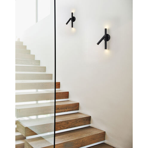 Forest LED 4.75 inch Matte Black Wall Sconce Wall Light