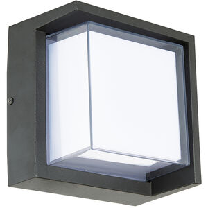 Geo LED 6.3 inch Matte Black ADA Wall Sconce Wall Light