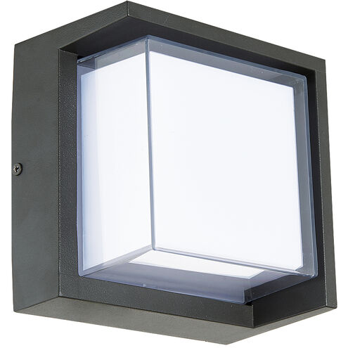 Geo LED 6.3 inch Matte Black ADA Wall Sconce Wall Light
