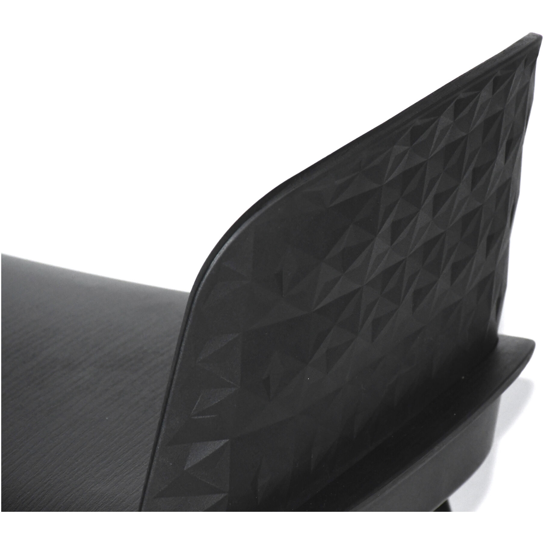 Looey 34 inch Black Counter Stool