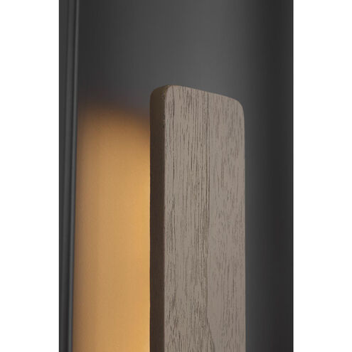 Anne-Marie Barton Remi Sconce Wall Light in Matte Carbon and Warm Walnut