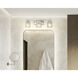 Jacqueline 3 Light 22.75 inch Brushed Nickel Bathroom Vanity Wall Light