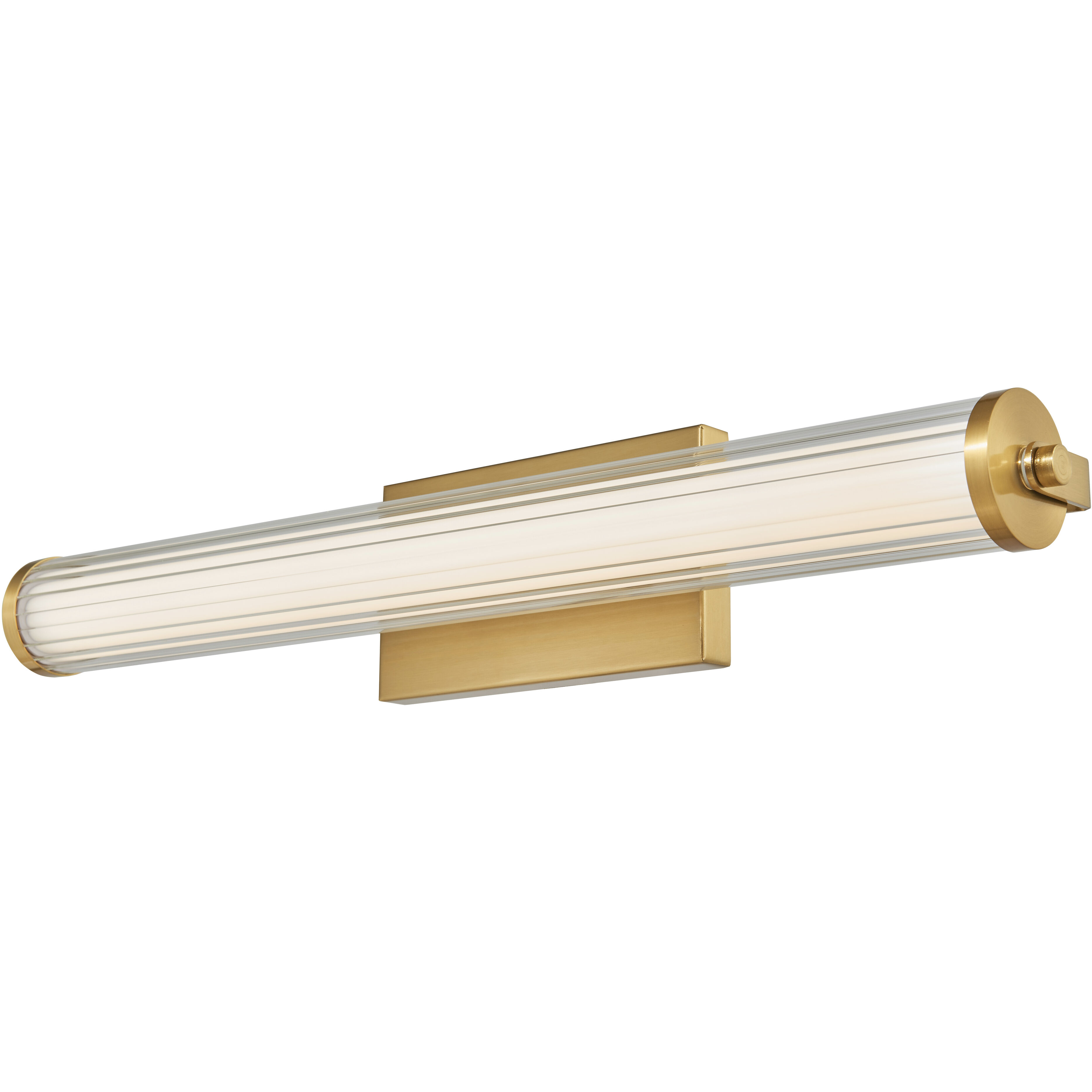 Macie LED 24 inch Brushed Brass Bath Vanity Light Wall Light