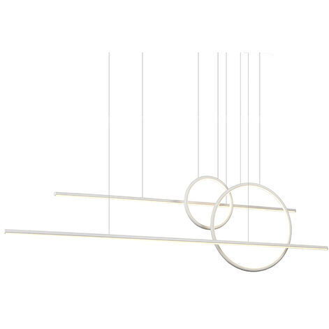 Chute Calypso Multi Pendant Ceiling Light in White