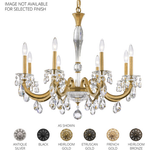 San Marco 8 Light 32.3 inch Heirloom Bronze Chandelier Ceiling Light, Schonbek Signature
