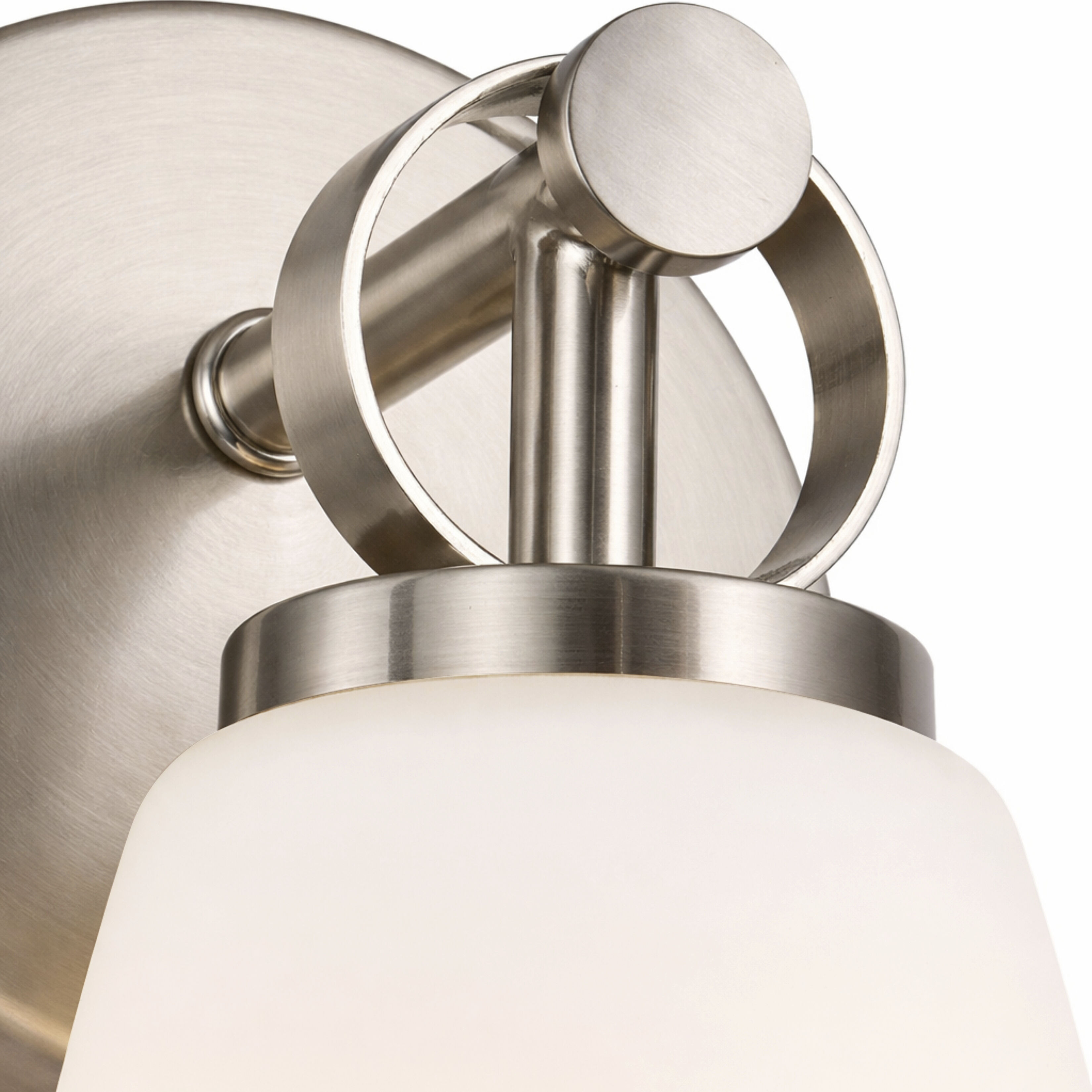 Fusion Collection - Bolzano Family 1 Light 6 inch Brushed Nickel Wall Sconce Wall Light, EVOLV