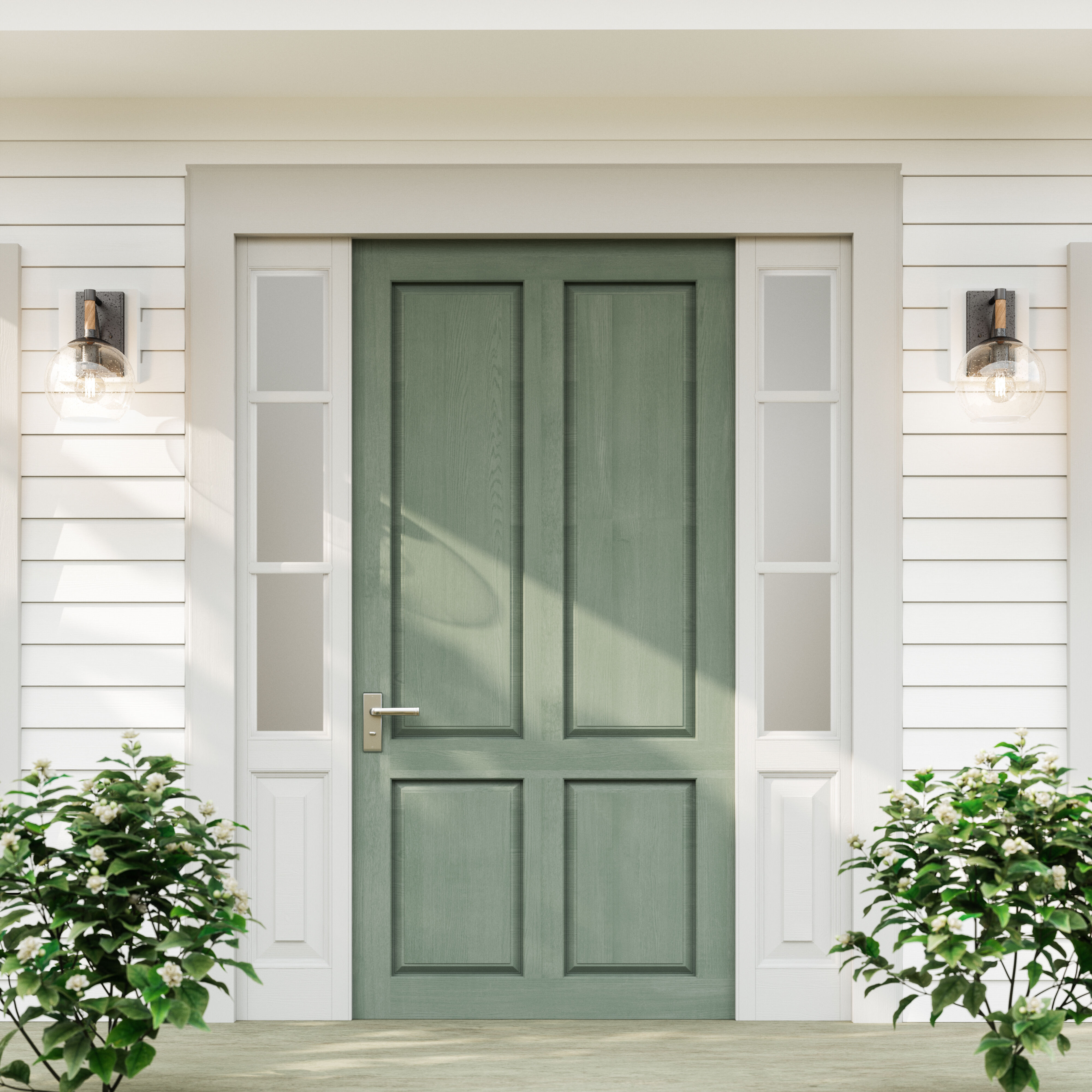 Orlando 1 Light 15.5 inch Iron with Natural Outdoor Wall Sconce