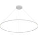 Cerchio LED 59 inch White Pendant Ceiling Light