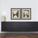 Florals Collection Dark Espresso Wood Framed Art