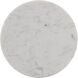 Sasha 10 inch White Drinks Table