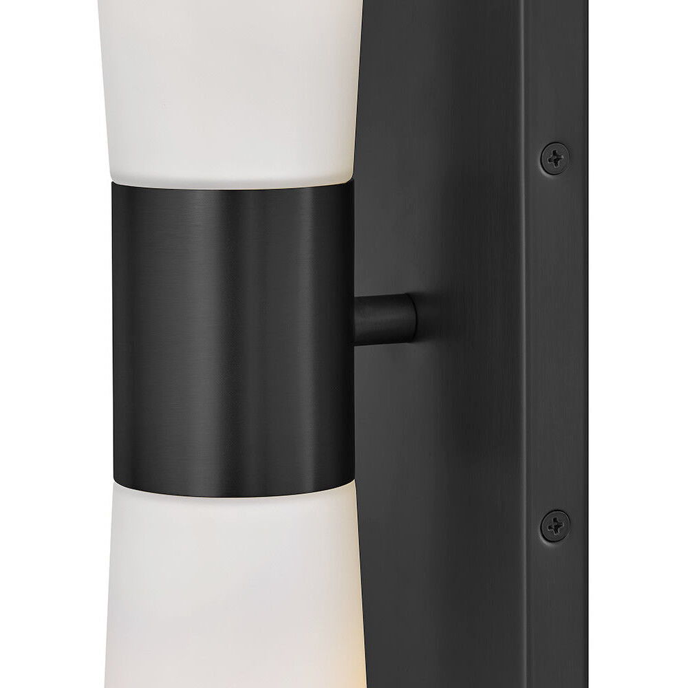 Beau 2 Light 5.25 inch Black Linear Bath Sconce Wall Light