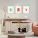 Happy Dance I Teal and Green and Pink and Beige Framed Art, Propac