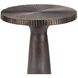 Ellis 23.5 X 15 inch Blackened Zinc Side Table