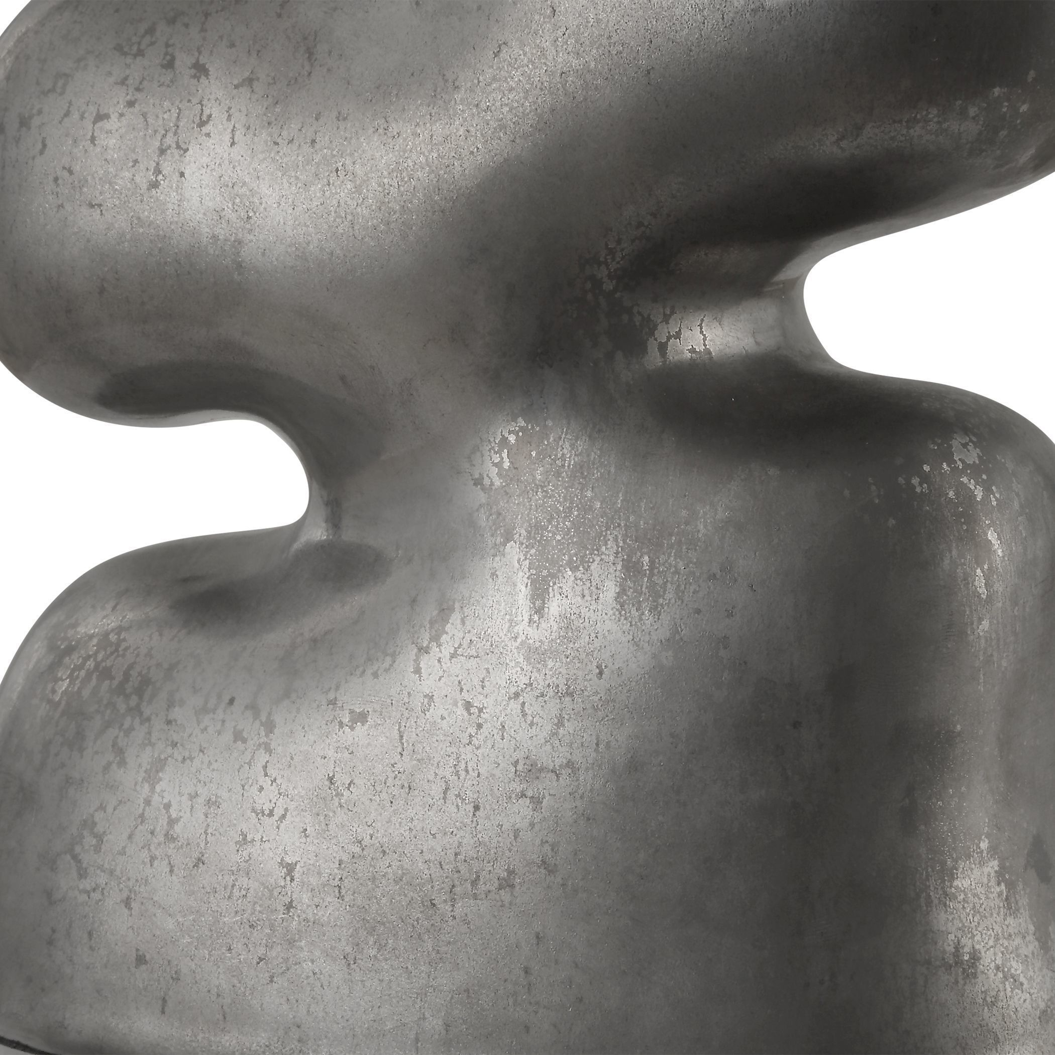 Free Flowing 28.5 inch 150.00 watt Tarnished Nickel Glaze and Clear Crystal Table Lamp Portable Light