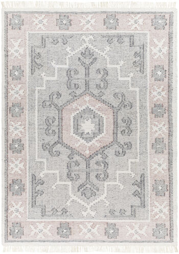Bursa 90 X 60 inch Light Gray Rug, Rectangle