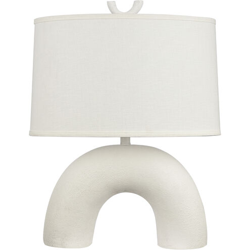 Flection 25 inch 150.00 watt Dry White Table Lamp Portable Light