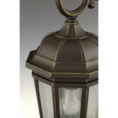 Verdae 3 Light 22 inch Antique Bronze Outdoor Wall Lantern, Large, Design Series