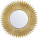 Broche 30 X 30 inch Antique Gold Wall Mirror