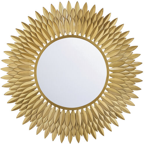 Broche 30 X 30 inch Antique Gold Wall Mirror