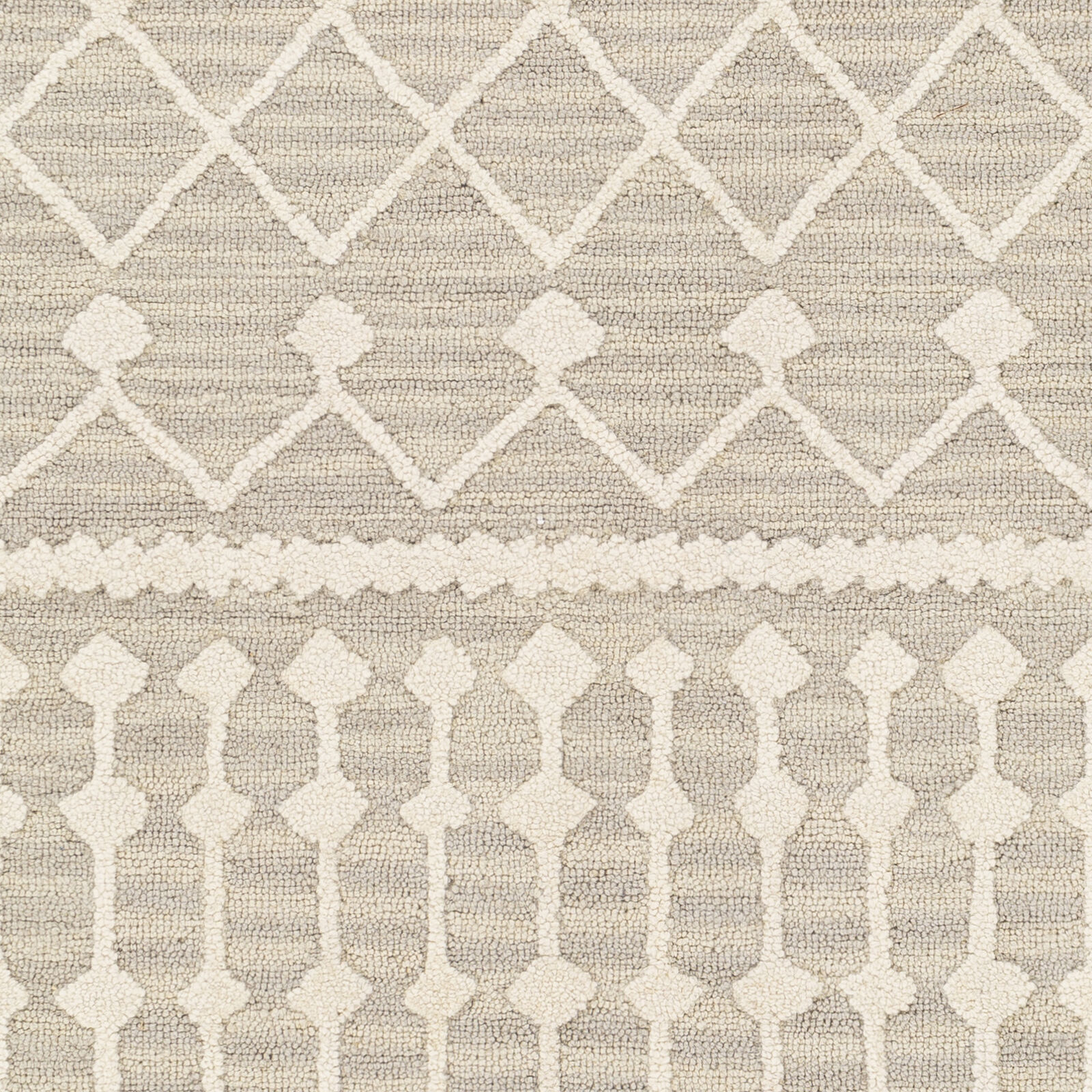 Izmir 36 X 24 inch Medium Gray Rug in 2 x 3, Rectangle