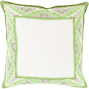 Eugene 20 inch Grass Green, Taupe, Ivory, Lime Pillow Kit