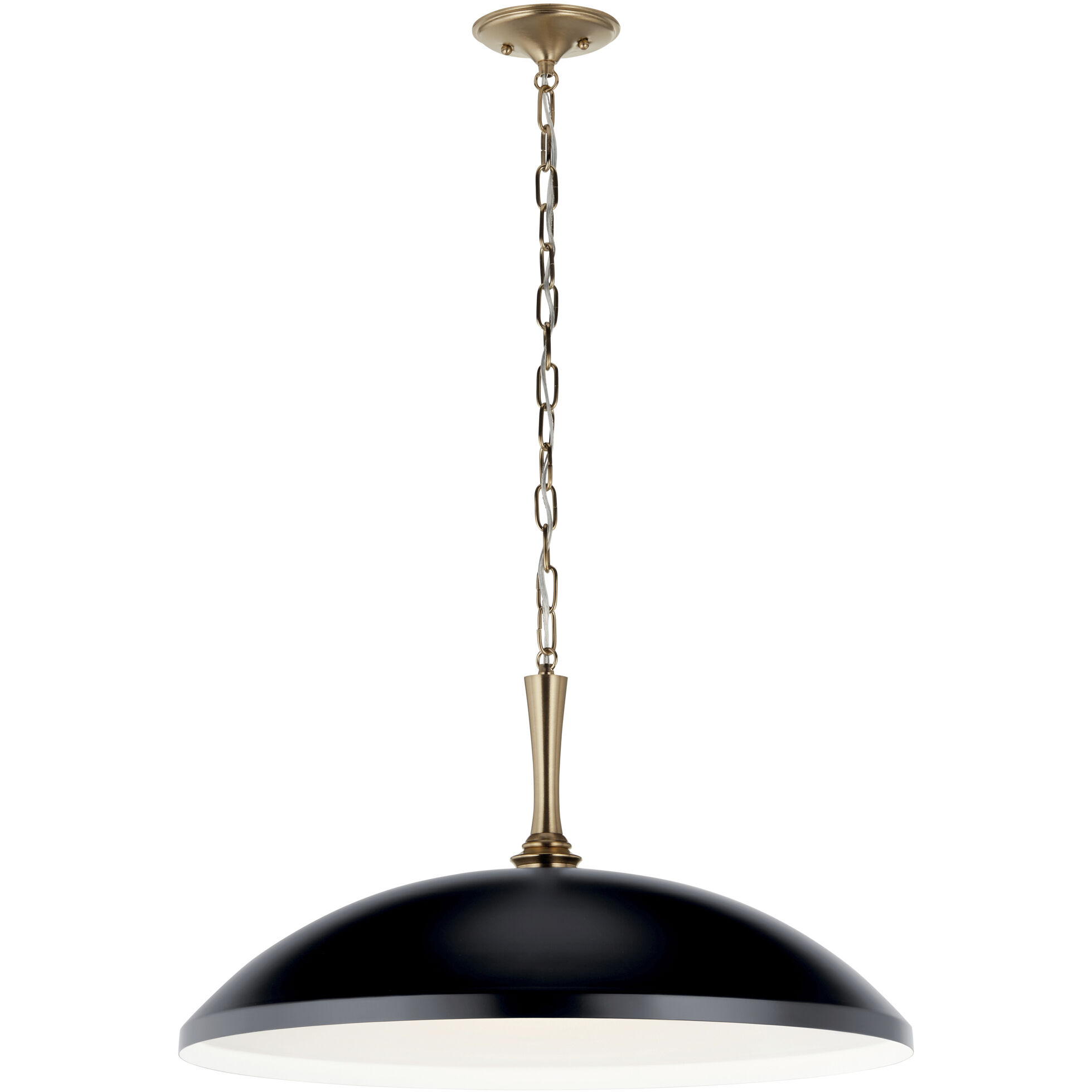 Delarosa 1 Light Black Pendant Ceiling Light