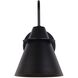 Marloe 1 Light 11.5 inch Black Outdoor Wall Light