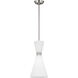 Drew & Jonathan Belcarra 1 Light 8 inch Brushed Steel Pendant Ceiling Light