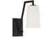 Avon 10.25 inch 60.00 watt Matte Black Task Sconce Wall Light