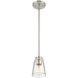 Calhoun 1 Light 5 inch Satin Nickel Mini-Pendant Ceiling Light, Essentials