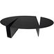 Minerva 66 X 29.5 inch Matte Black Coffee Table